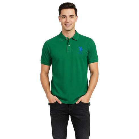 U.S POLO ASSN. PIQUE PRINTED GRAPHIC POLO-MENS | GREEN
